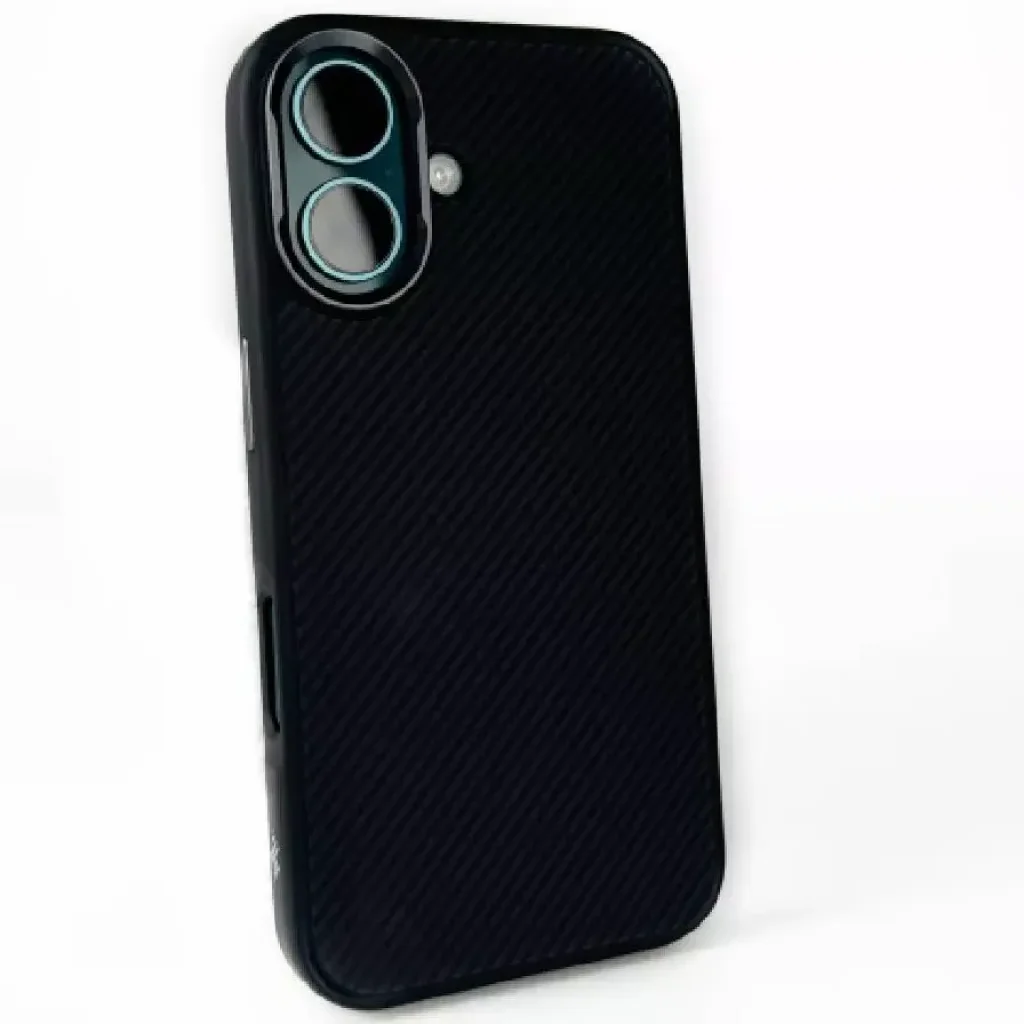 Чохол Monblan Kevlar Magnetic Series для iPhone 16 Black-Grey (MKM16)