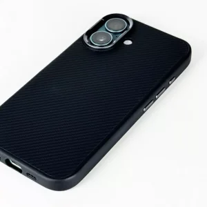 Чохол Monblan Kevlar Magnetic Series для iPhone 16 Black-Grey (MKM16)