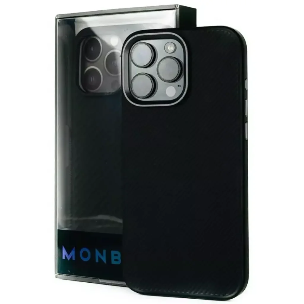 Чохол Monblan Kevlar Magnetic Series для iPhone 16 Pro Max Black-Grey (MKM16PM)