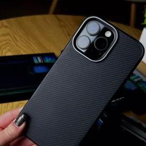 Чохол Monblan Kevlar Magnetic Series для iPhone 16 Pro Max Black-Grey (MKM16PM)