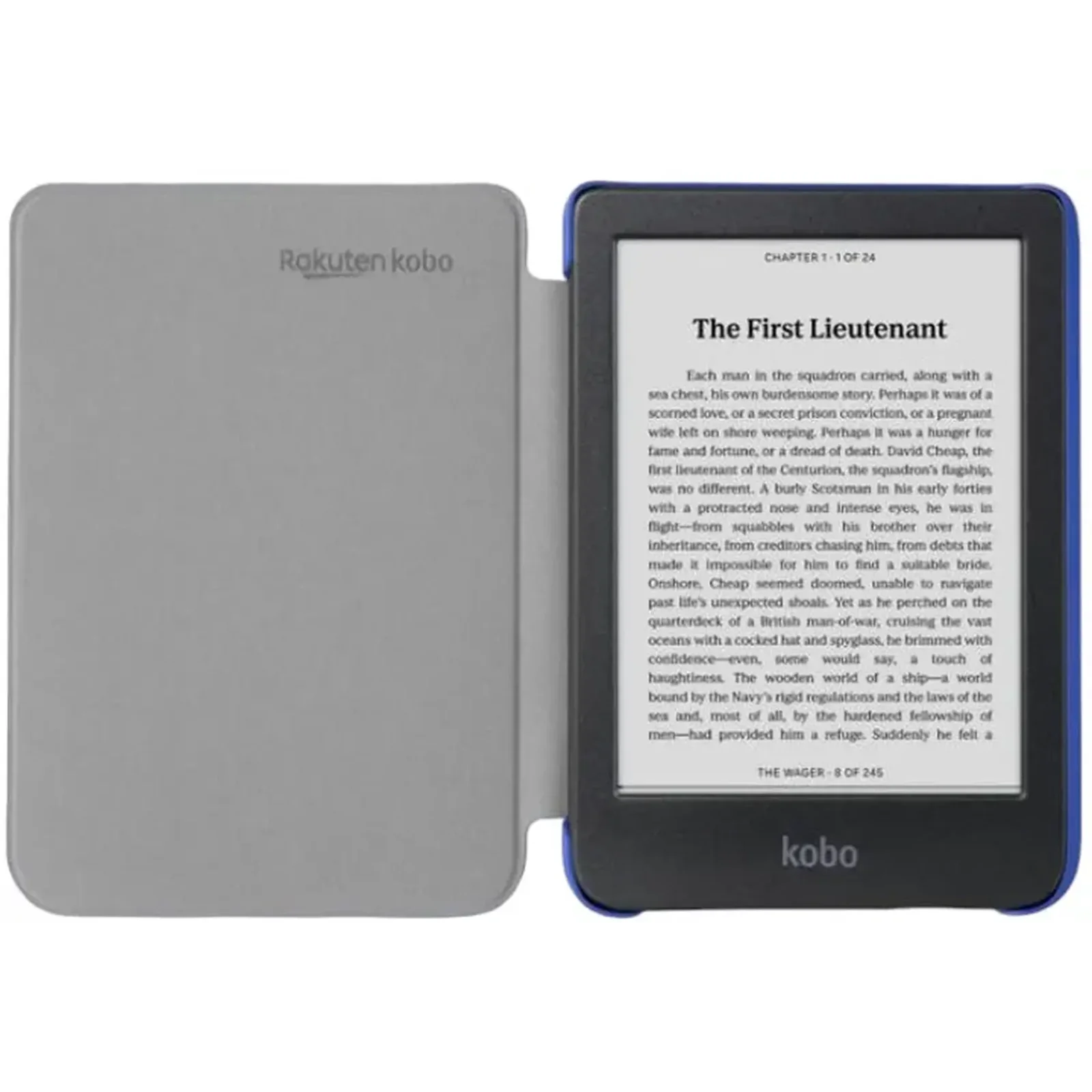 Чехол SleepCover Cobalt Blue для Kobo Clara Basic (N365-AC-BL-O-PU)
