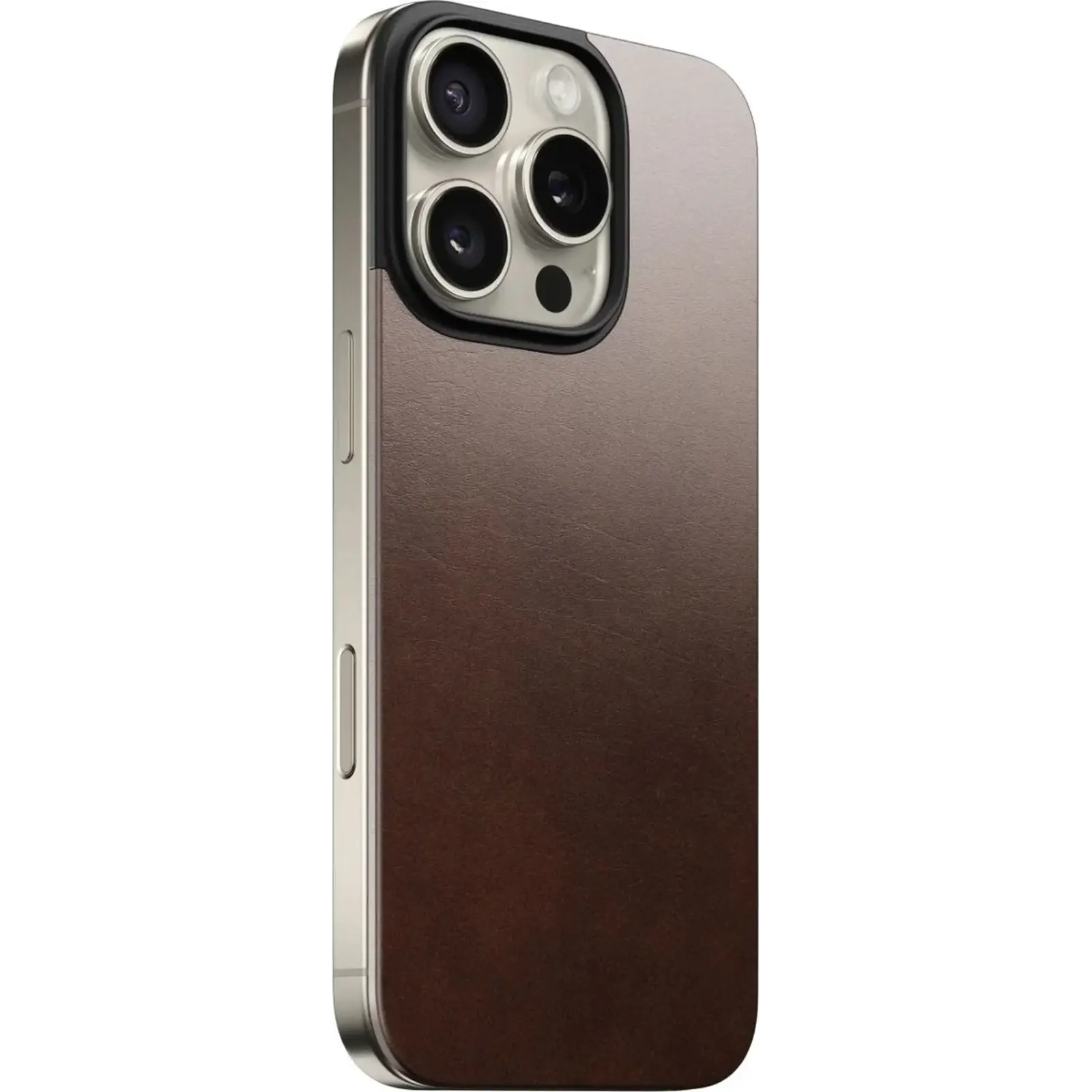 Чехол Nomad Magnetic Horween Leather Back Case Rustic Brown для Apple iPhone 16 Pro (NM01362685)