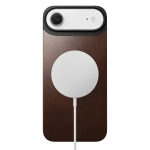 Чехол Nomad Magnetic Horween Leather Back Case Rustic Brown для Apple iPhone Air (NM014360858)