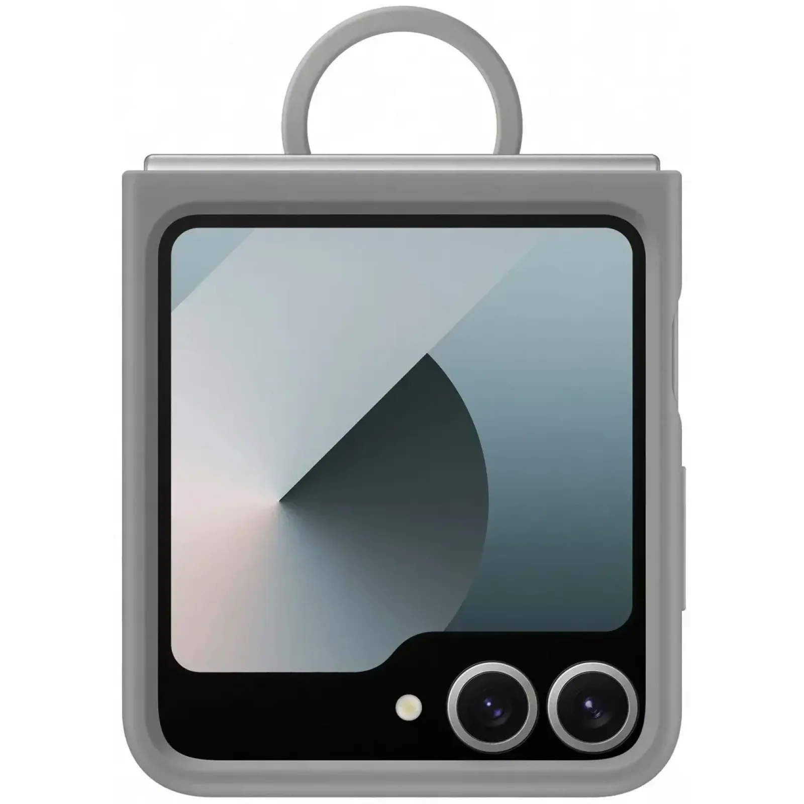 Чохол Samsung Silicone Cover with Ring Gray для Samsung Galaxy Flip6 (EF-PF741TJEGUA)
