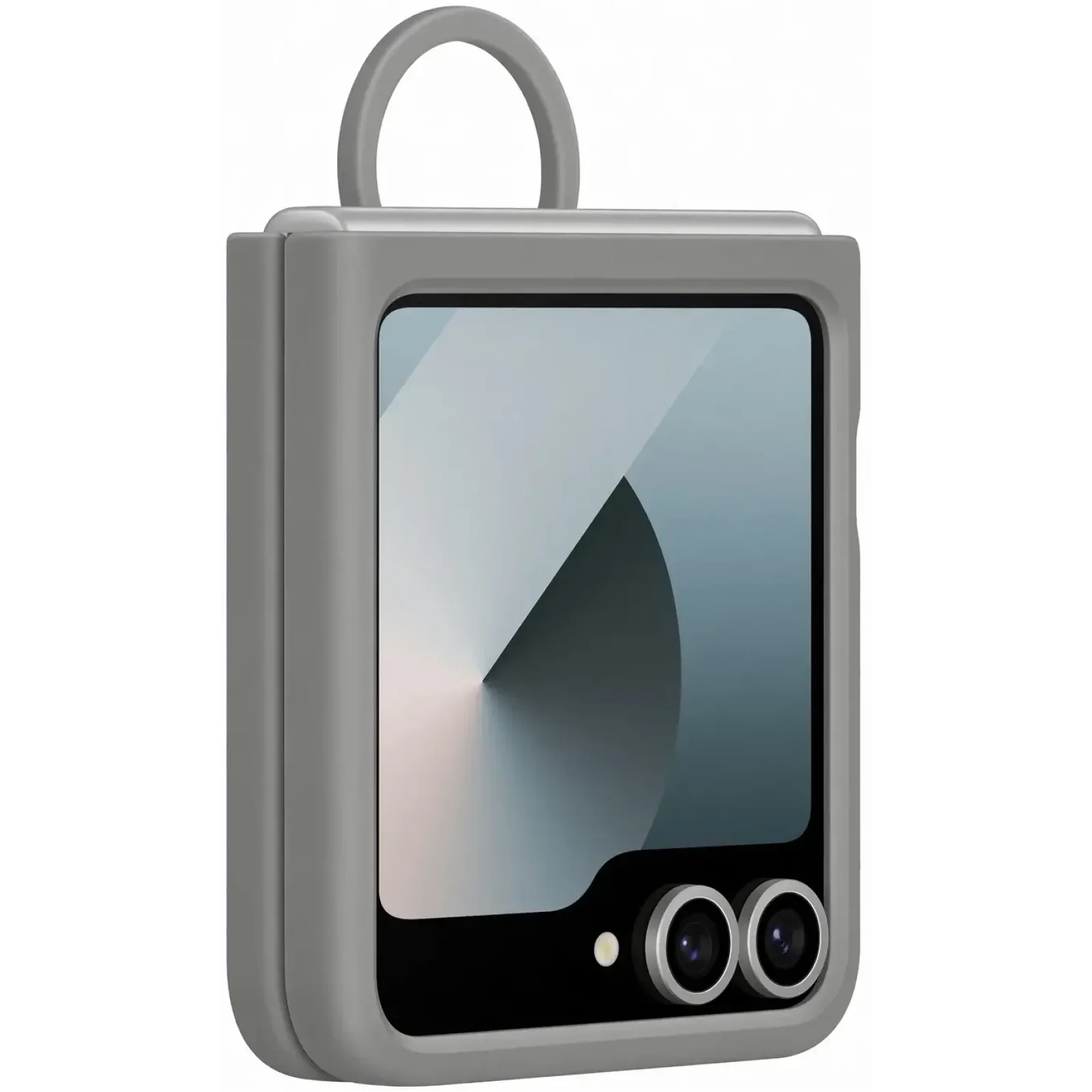 Чохол Samsung Silicone Cover with Ring Gray для Samsung Galaxy Flip6 (EF-PF741TJEGUA)