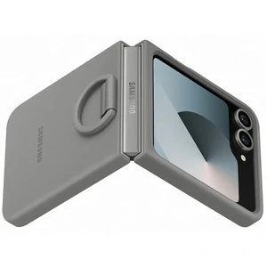 Чехол Samsung Silicone Cover with Ring Gray для Samsung Galaxy Flip6 (EF-PF741TJEGUA)