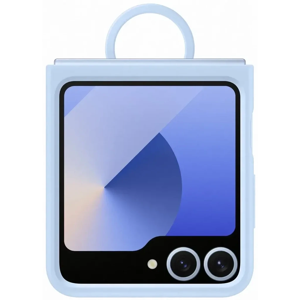 Чохол Samsung Silicone Cover with Ring Blue для Samsung Galaxy Flip6 (EF-PF741TLEGUA)