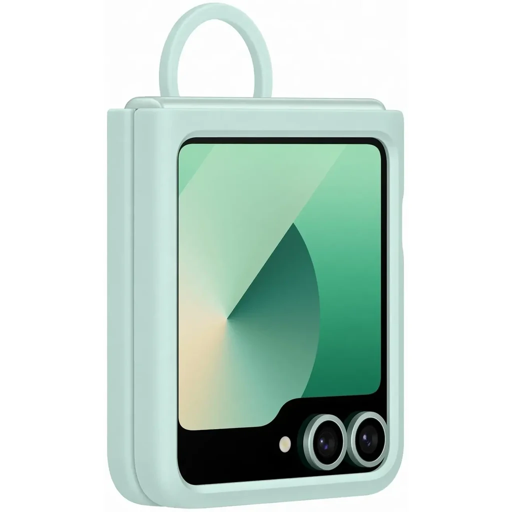 Чохол Samsung Silicone Cover with Ring Mint для Samsung Galaxy Flip6 (EF-PF741TMEGUA)