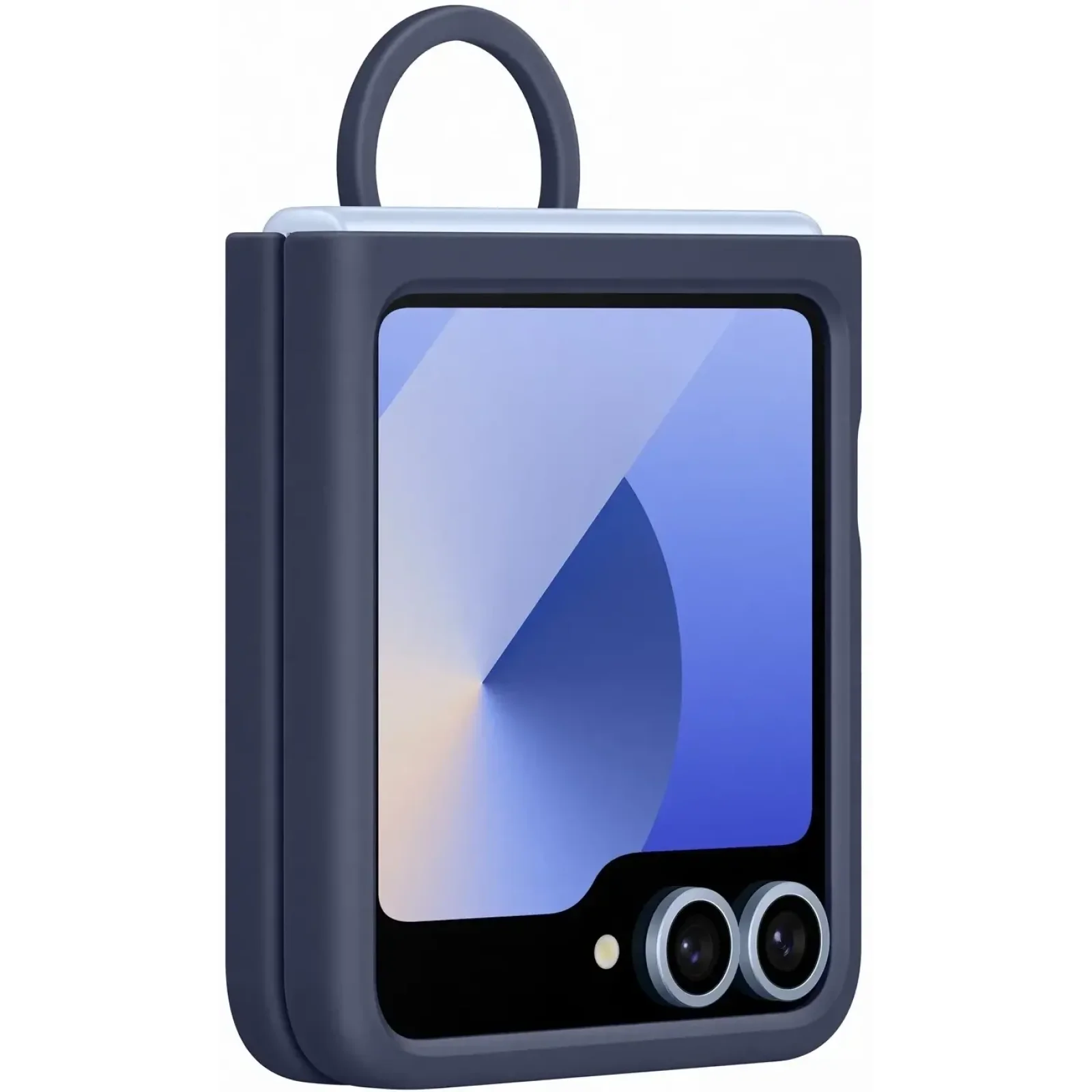 Чехол Samsung Silicone Cover with Ring Navy для Samsung Galaxy Flip6 (EF-PF741TNEGUA)
