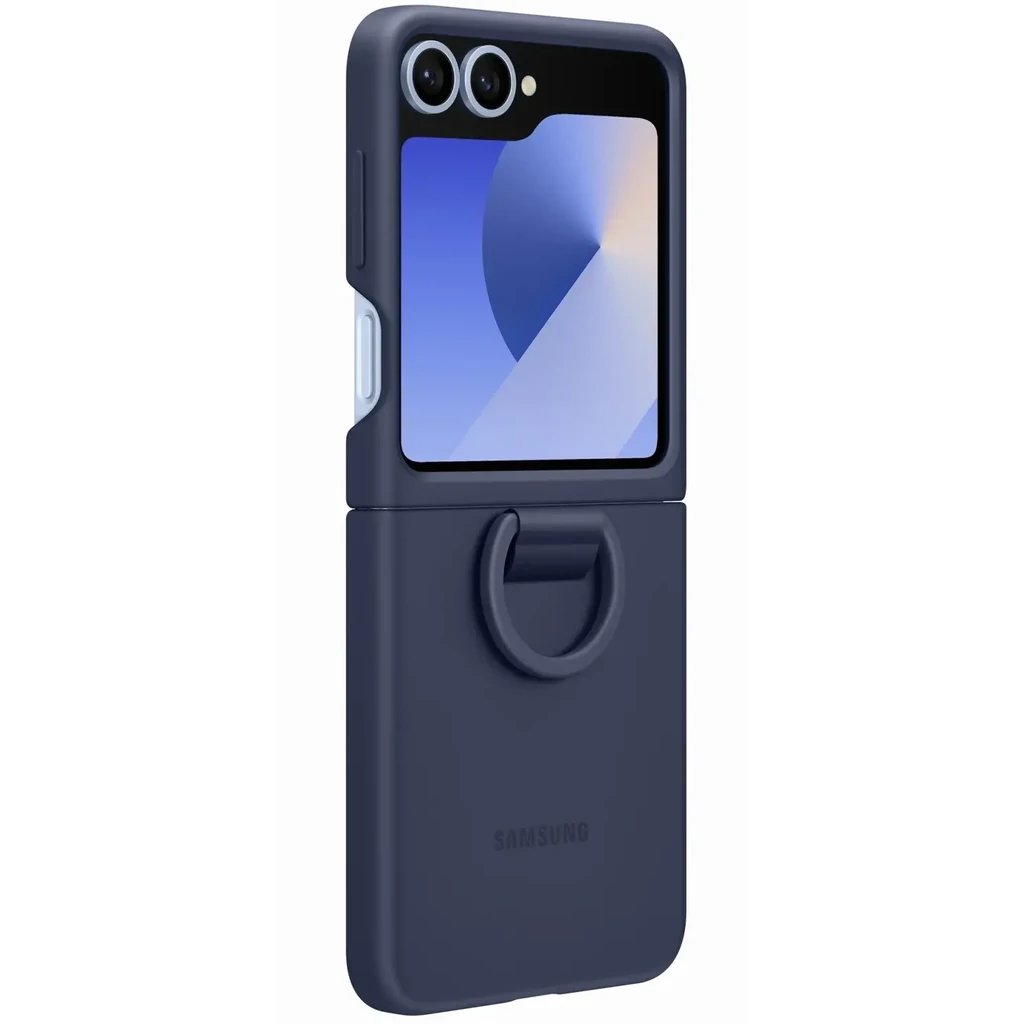 Чохол Samsung Silicone Cover with Ring Navy для Samsung Galaxy Flip6 (EF-PF741TNEGUA)