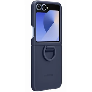 Цвет: Синий - Чехол Samsung Silicone Cover with Ring Navy для Samsung Galaxy Flip6 (EF-PF741TNEGUA)