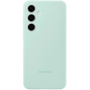 Цвет: Зеленый - Чехол Samsung Silicone Case Mint для Samsung Galaxy S24 FE SM-S721 (EF-PS721CMEGWW)
