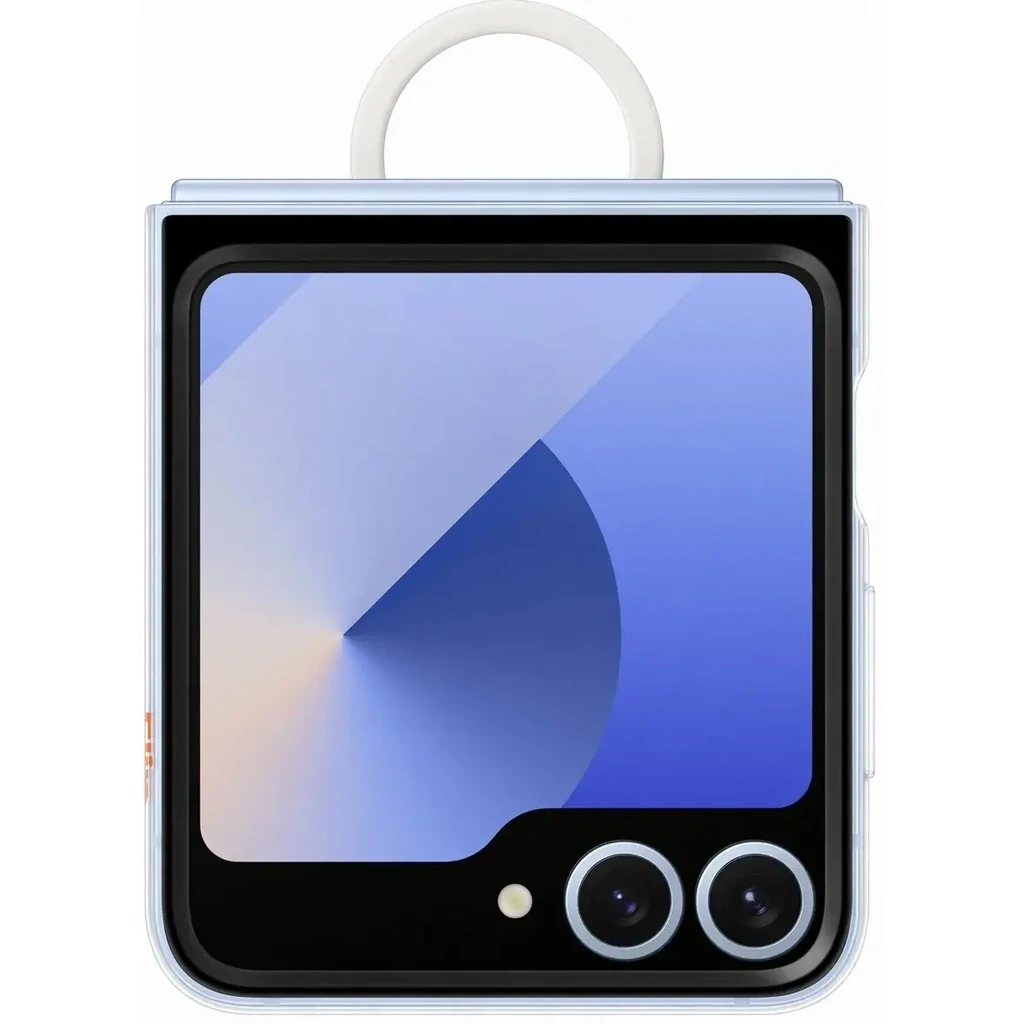 Чехол Samsung Silicone Cover with Ring Transparency для Samsung Galaxy Flip6 (EF-QF741CTEGUA)