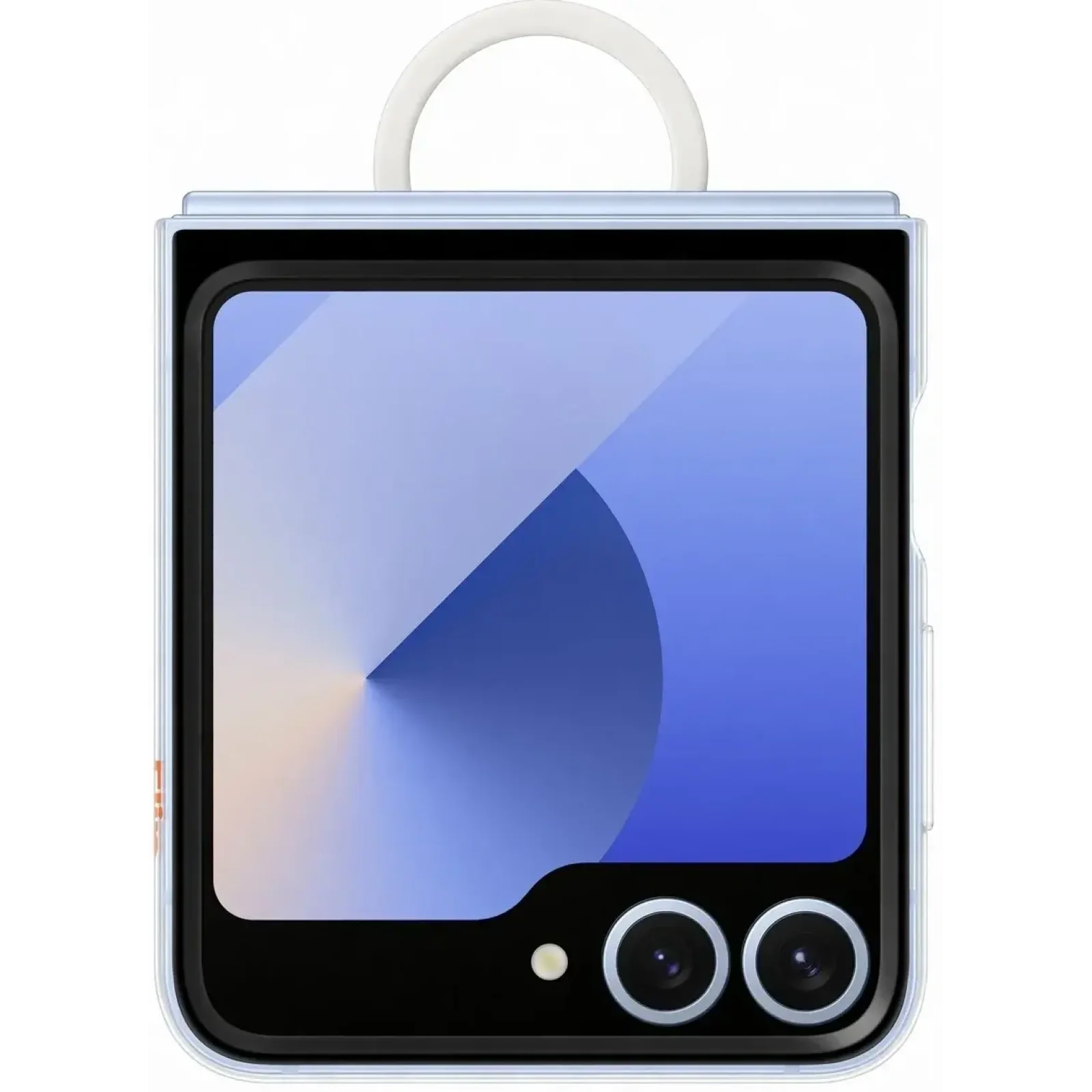 Чехол Samsung Silicone Cover with Ring Transparency для Samsung Galaxy Flip6 (EF-QF741CTEGUA)