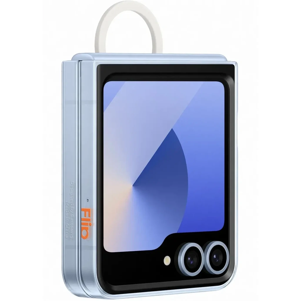 Чехол Samsung Silicone Cover with Ring Transparency для Samsung Galaxy Flip6 (EF-QF741CTEGUA)