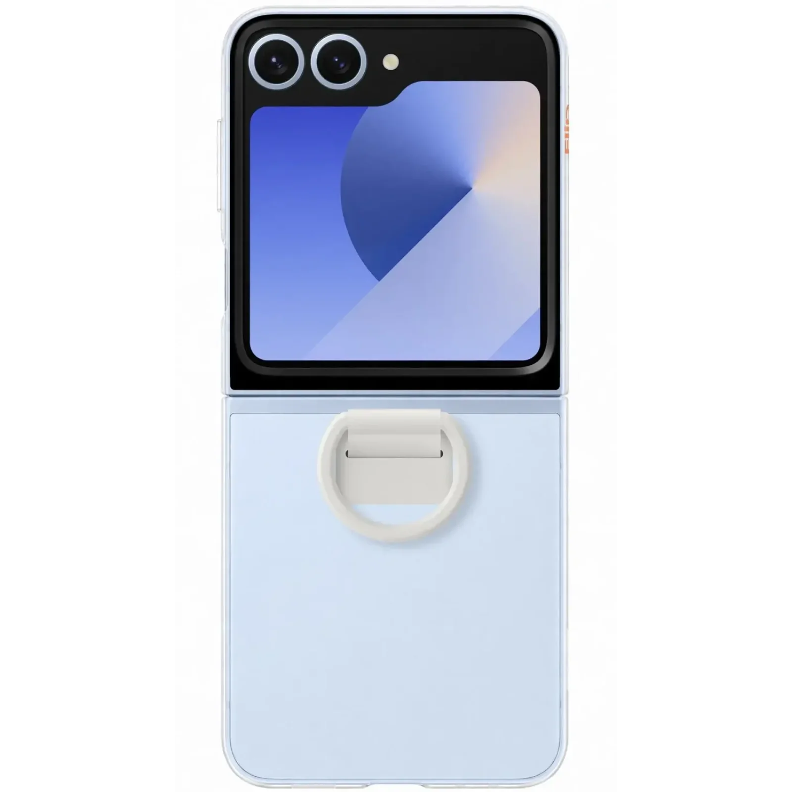 Чехол Samsung Silicone Cover with Ring Transparency для Samsung Galaxy Flip6 (EF-QF741CTEGUA)