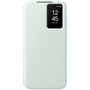 Цвет: Зеленый - Чехол Samsung Smart View Wallet Case Mint для Samsung Galaxy S24 FE SM-S721 (EF-ZS721CMEGWW)