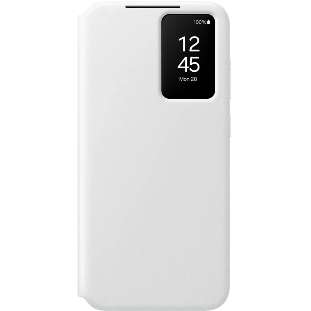 Чехол Samsung Smart View Wallet Case White для Samsung Galaxy S24 FE SM-S721 (EF-ZS721CWEGWW)