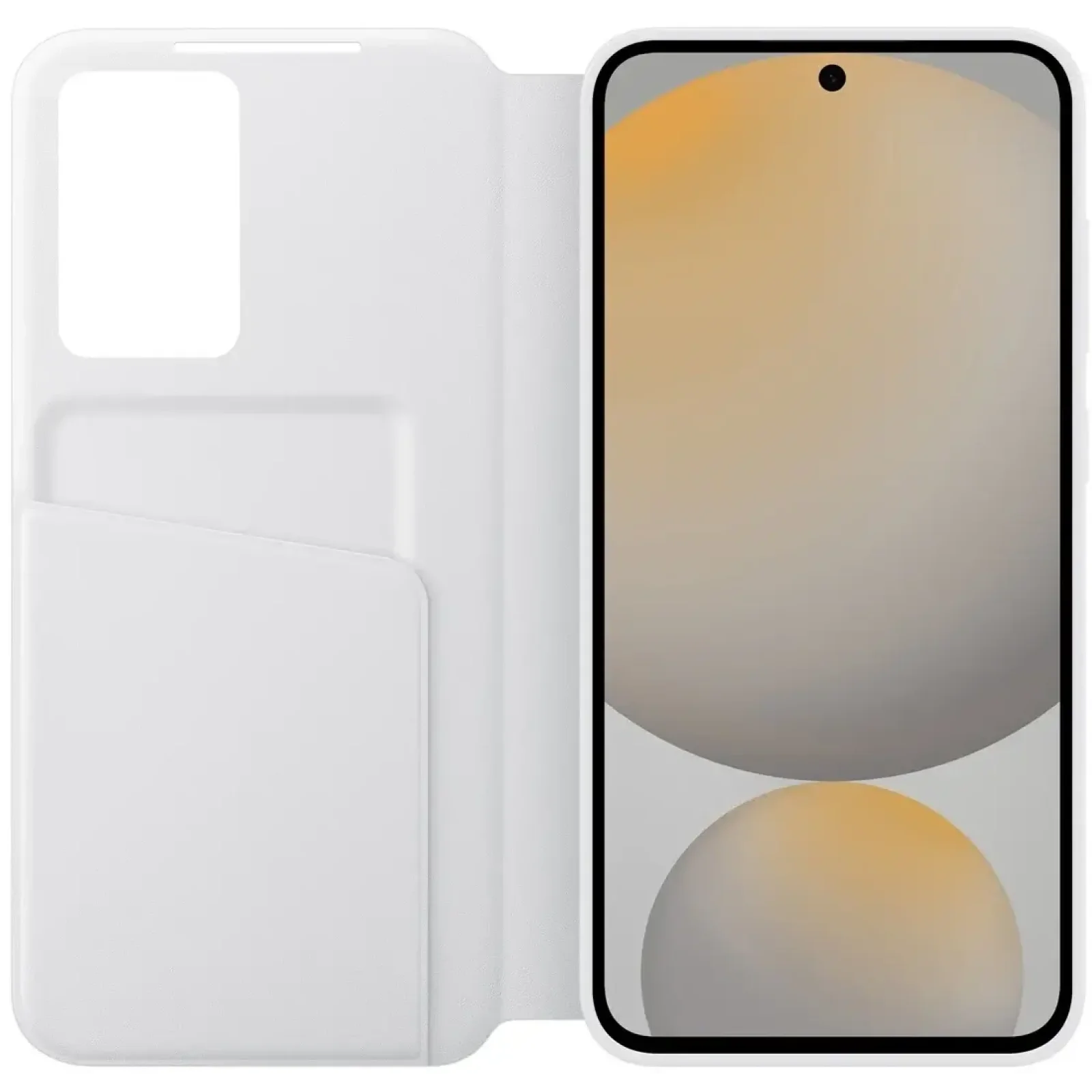 Чохол Samsung Smart View Wallet Case White для Samsung Galaxy S24 FE SM-S721 (EF-ZS721CWEGWW)