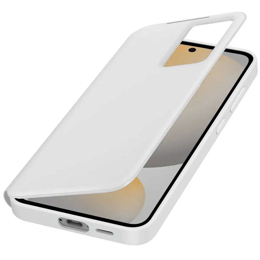 Чехол Samsung Smart View Wallet Case White для Samsung Galaxy S24 FE SM-S721 (EF-ZS721CWEGWW)