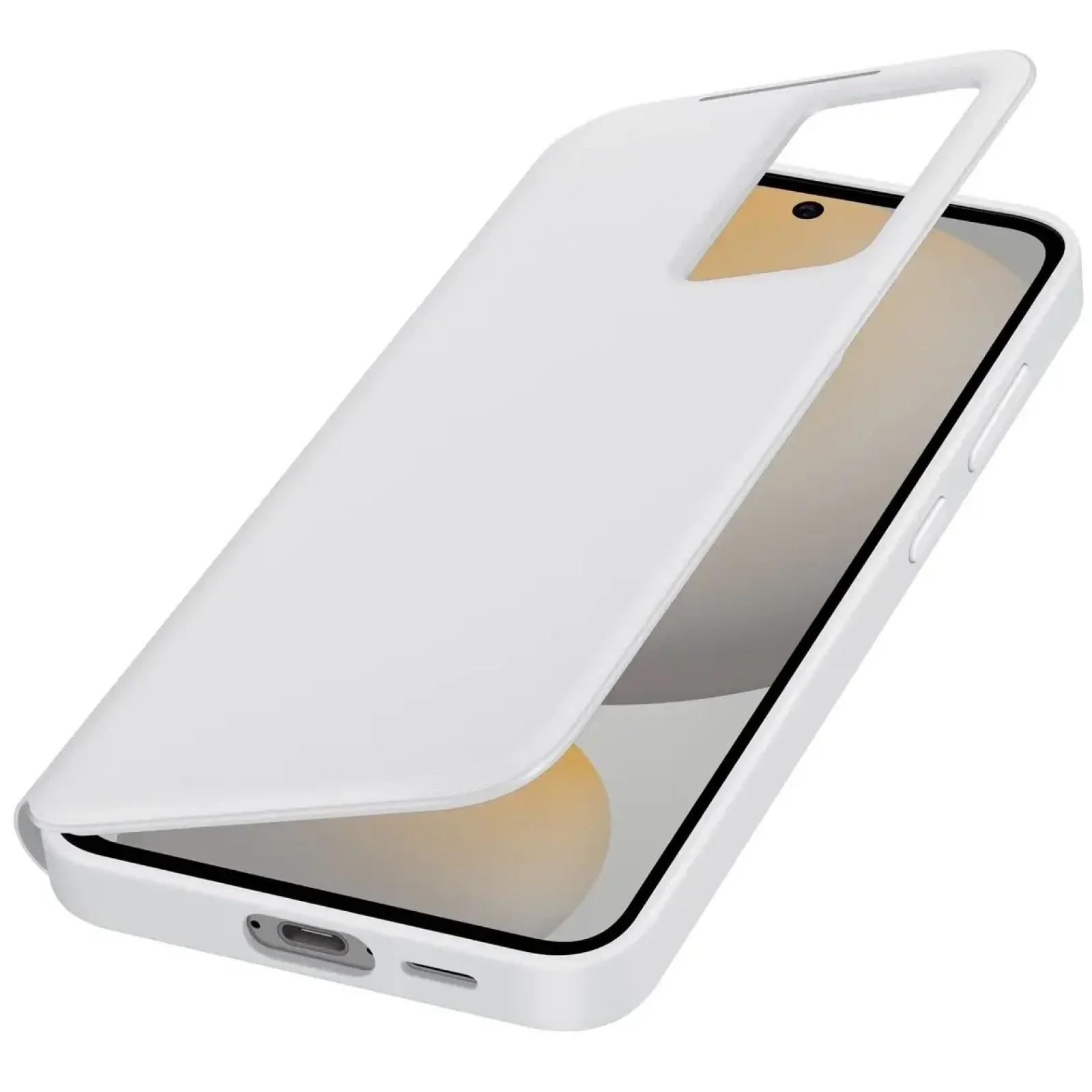 Чохол Samsung Smart View Wallet Case White для Samsung Galaxy S24 FE SM-S721 (EF-ZS721CWEGWW)