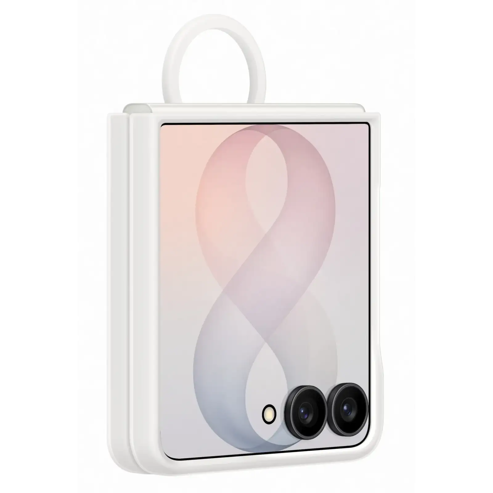 Чохол Samsung Silicone Ring Magnet для Samsung Galaxy Flip8 White (EF-EF776CWEGUA)