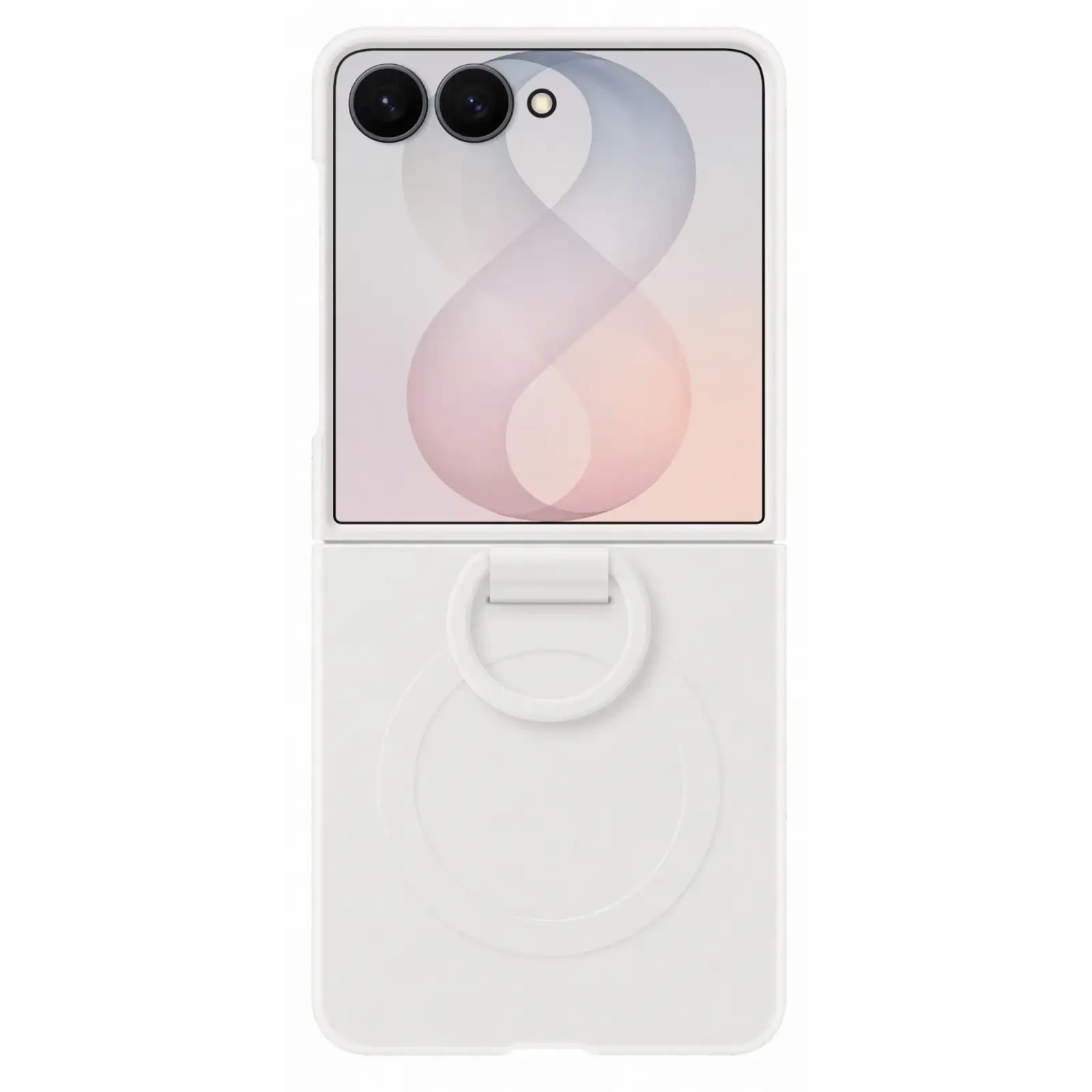 Чохол Samsung Silicone Ring Magnet для Samsung Galaxy Flip8 White (EF-EF776CWEGUA)