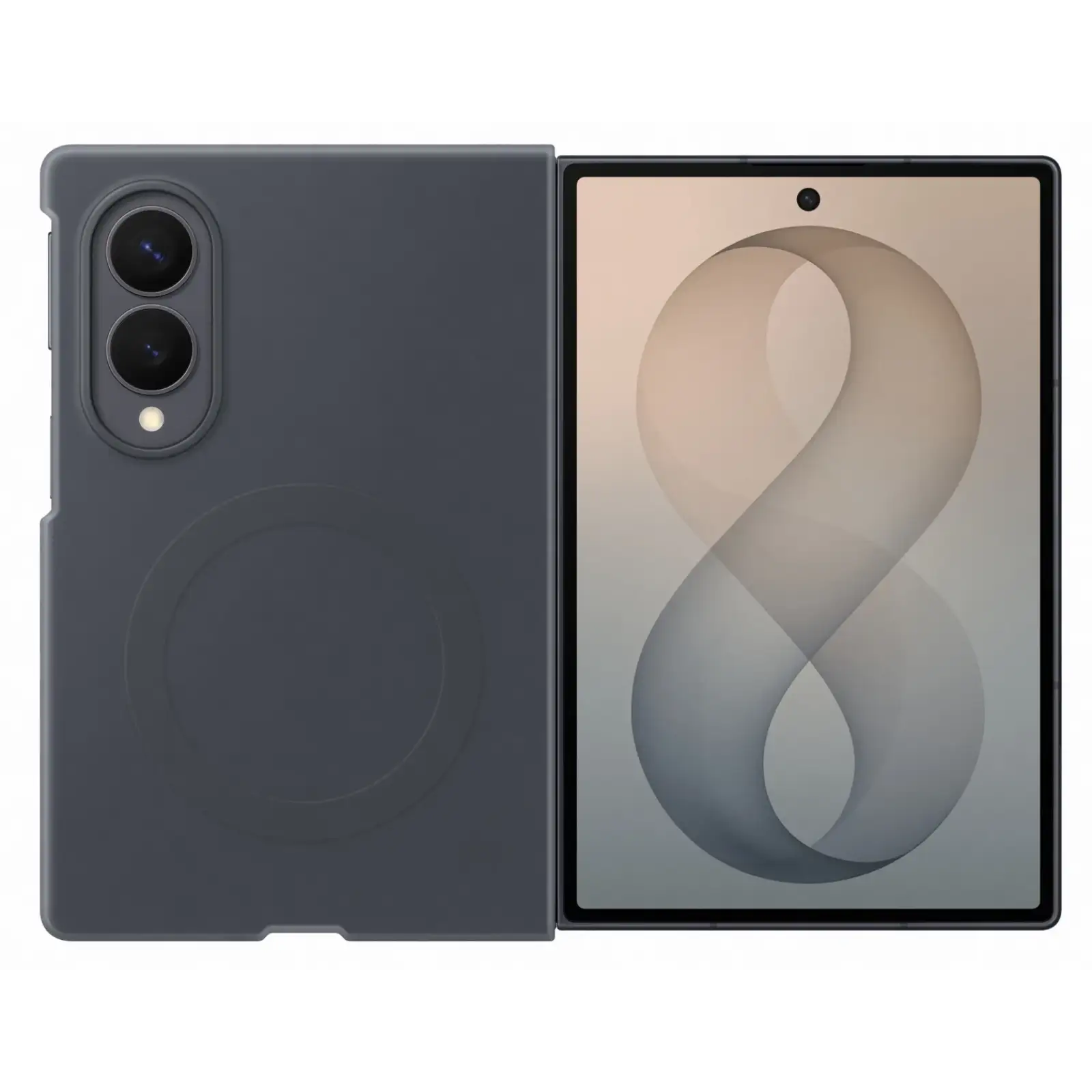 Чохол Samsung Silicone Magnet Case для Samsung Galaxy Fold8 Black (EF-EF971CBEGUA)