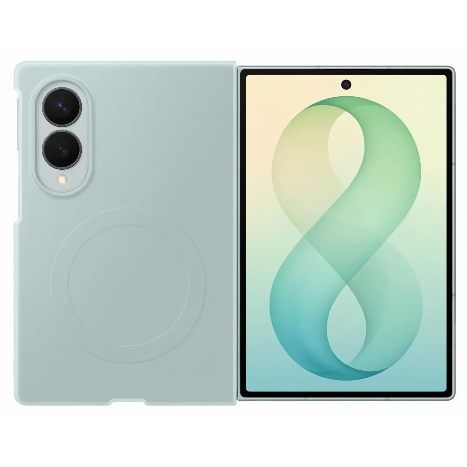Чохол Samsung Silicone Magnet Case для Samsung Galaxy Fold8 Green (EF-EF971CGEGUA)