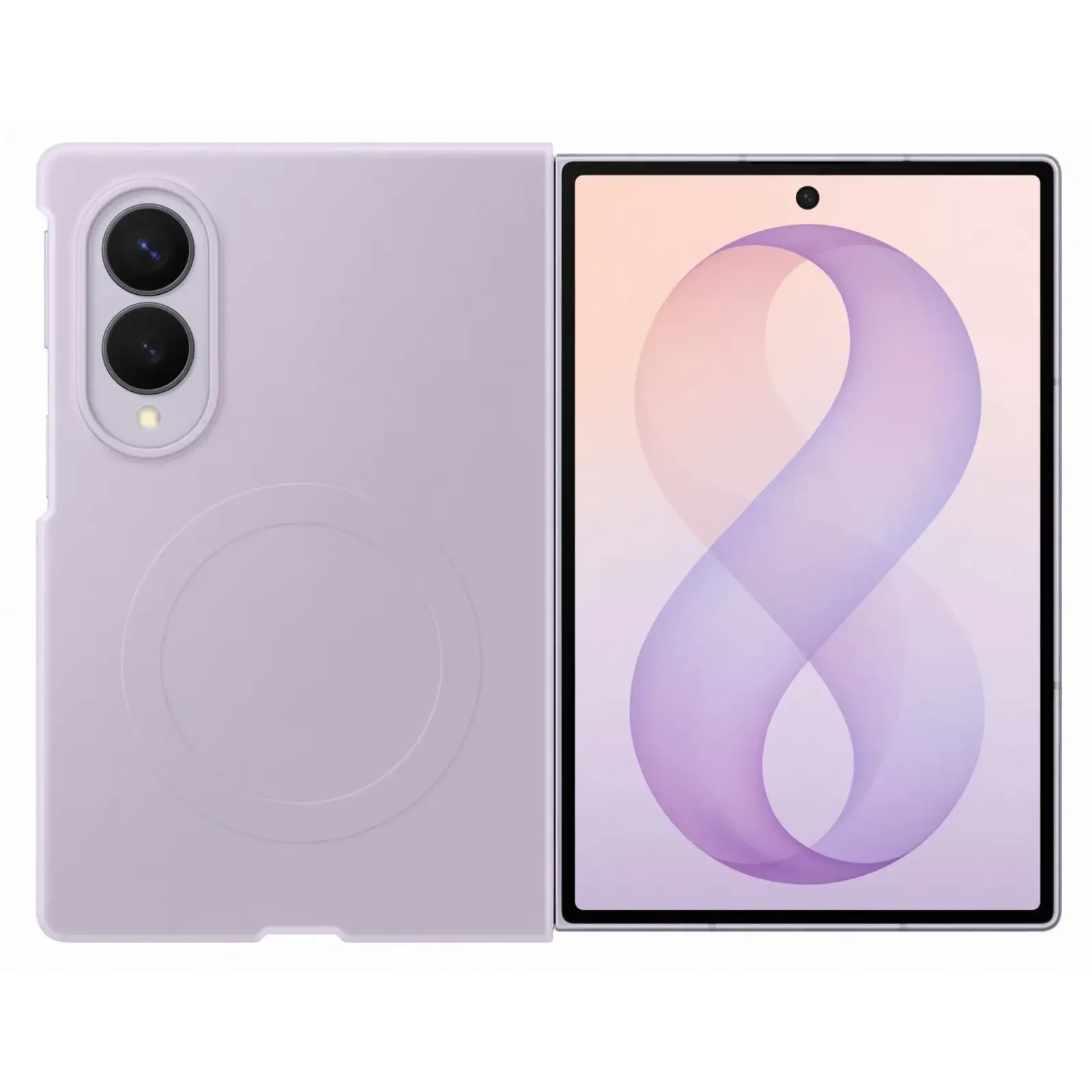 Чохол Samsung Silicone Magnet Case для Samsung Galaxy Fold8 Violet (EF-EF971CVEGUA)