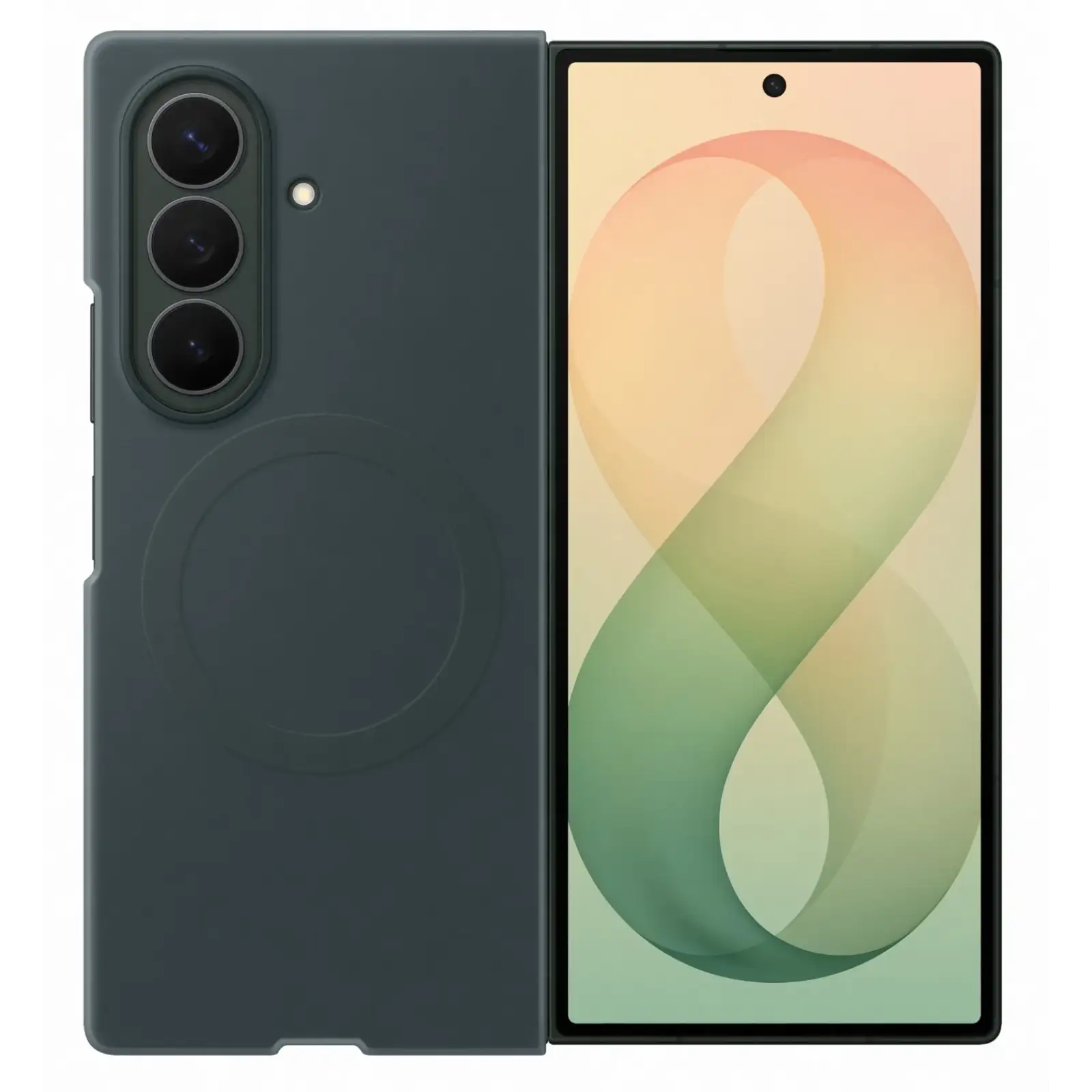 Чохол Samsung Silicone Magnet Case для Samsung Galaxy Fold8 Ultra Green (EF-EF976CGEGUA)