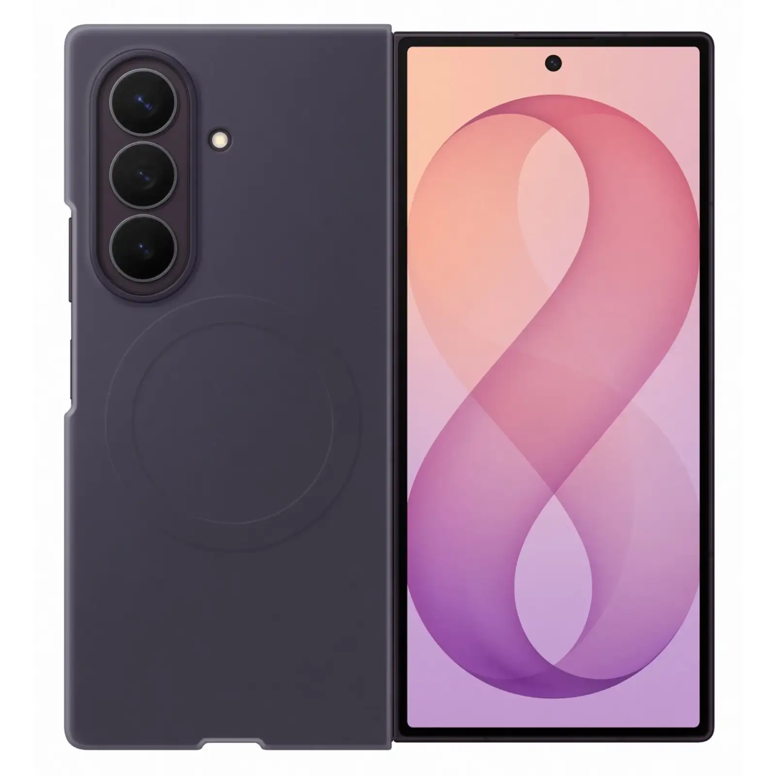 Чохол Samsung Silicone Magnet Case для Samsung Galaxy Fold8 Ultra Violet (EF-EF976CVEGUA)
