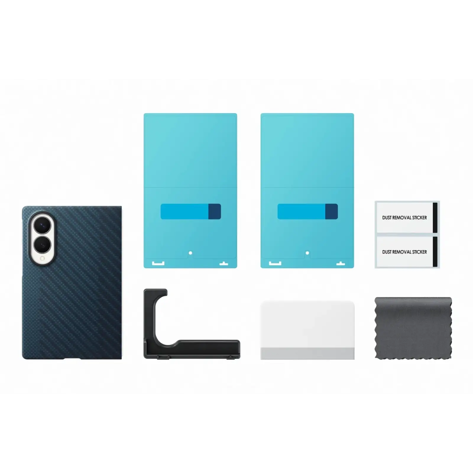 Чохол Samsung Carbon Magnet Case для Samsung Galaxy Fold8 Dark Blue (EF-KF971SNEGUA)