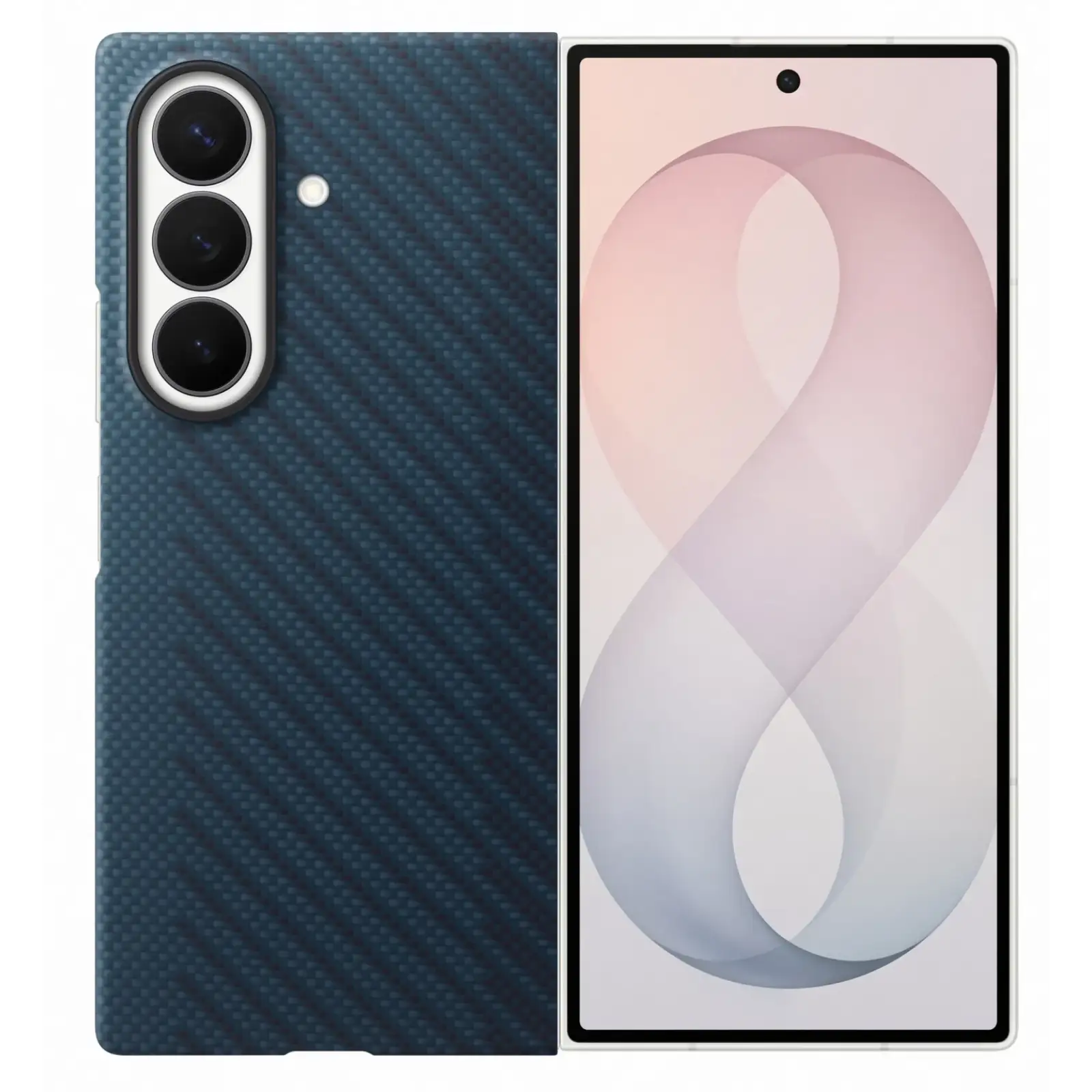 Чохол Samsung Carbon Magnet Case для Samsung Galaxy Fold8 Ultra Dark Blue (EF-KF976SNEGUA)