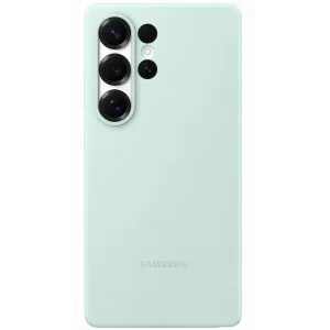Колір: Зелений - Чохол Samsung Silicone Case Mint для Samsung Galaxy S25 Ultra (EF-PS938CMEGWW)