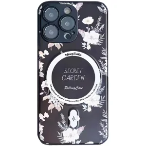 Чохол TPU+PC Secret Garden with MagSafe для Apple iPhone 16 Pro Black