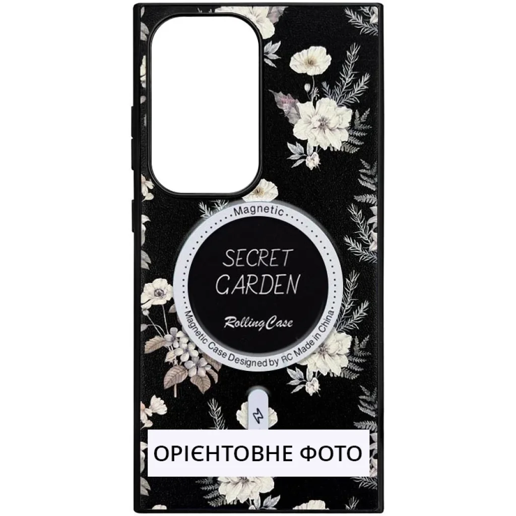 Чохол TPU+PC Soft Secret Garden with MagFit для Samsung Galaxy S25 Ultra Black