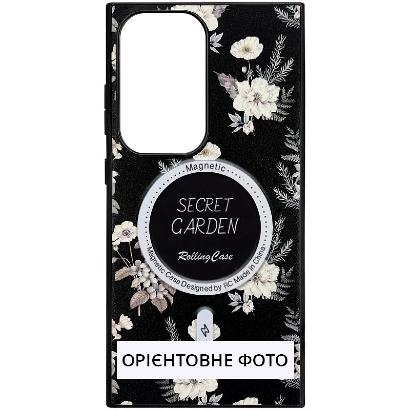 Чехол TPU+PC Soft Secret Garden with MagFit для Samsung Galaxy S25 Black