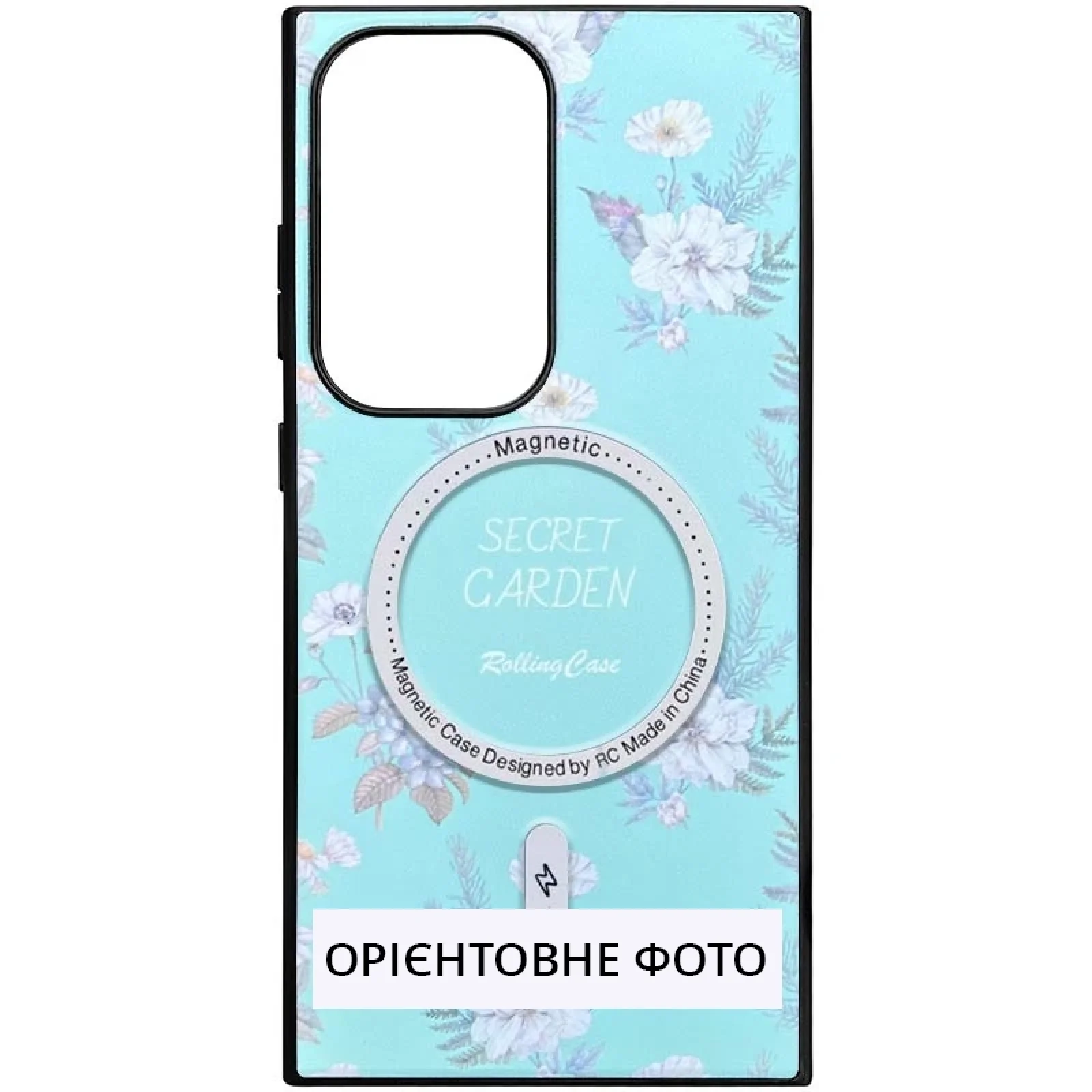 Чехол TPU+PC Soft Secret Garden with MagFit для Samsung Galaxy S25 Mint