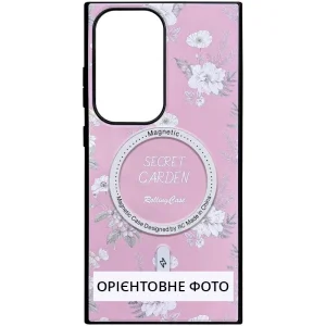 Чохол TPU+PC Soft Secret Garden with MagFit для Samsung Galaxy S25 Ultra Pink