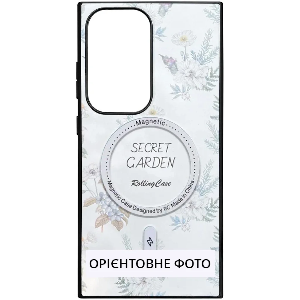 Чохол TPU+PC Soft Secret Garden with MagFit для Samsung Galaxy S25 Ultra White