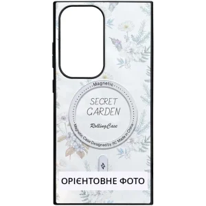 Чохол TPU+PC Soft Secret Garden with MagFit для Samsung Galaxy S25 Ultra White