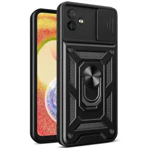 Цвет: Черный - Чехол Ummi Camshield Serge Ring для Samsung Galaxy A07 Black