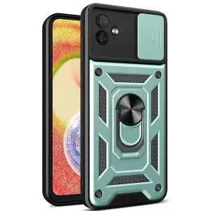 Цвет: Зеленый - Чехол Ummi Camshield Serge Ring для Samsung Galaxy A07 Green