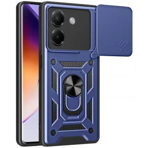 Чехол Ummi Camshield Serge Ring для Xiaomi Poco F7 Blue