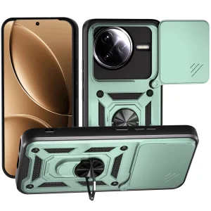 Чехол Ummi Camshield Serge Ring для Xiaomi Poco F7 Ultra Green