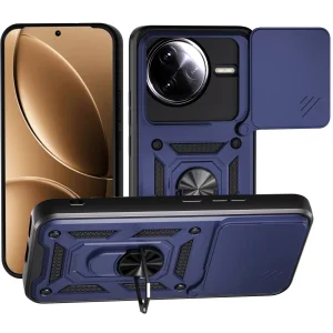 Чехол Ummi Camshield Serge Ring для Xiaomi Poco F7 Ultra Blue