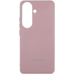 Чохол Silicone Cover Lakshmi (AAA) with Logo для Samsung Galaxy S26 Plus Pink Sand