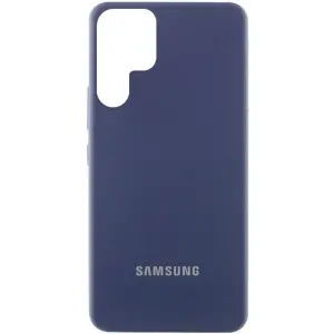 Чохол Silicone Cover Lakshmi (AAA) with Logo для Samsung Galaxy S26 Ultra Midnight Blue