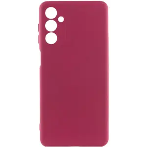 Колір: Бордовий - Чохол Silicone Cover Ummi Lakshmi Full Camera (AA) для Samsung Galaxy A26 5G Marsala